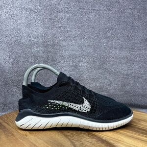 Nike Free RN Flyknit Shoes Women's 6.5 Black Running Athletic Sneakers Trainers